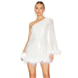 NWT Revolve Camila Coelho Megara Mini Dress in White